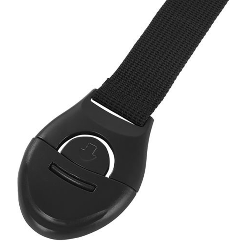 Detská poistka na dvere 20cm - 10 kusov čierne