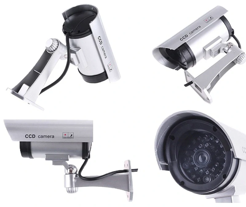 Falošná bezpečnostná kamera IR LED atrapa