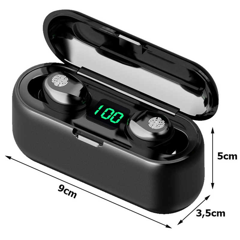 Bezdrôtové slúchadlá Bluetooth F9-8 s powerbankou