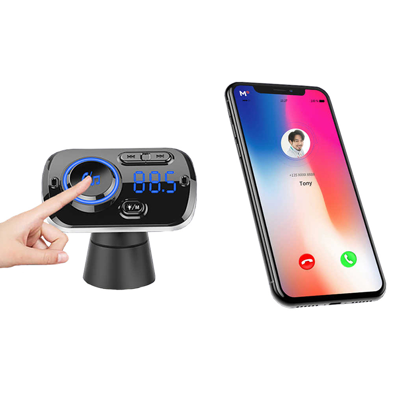 Audew Transmitter FM Bluetooth USB 5.0 multifunkčný 8v1