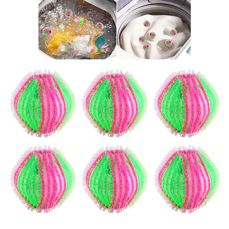 Guličky na pranie na zachytávanie srsti a chlpov 6ks