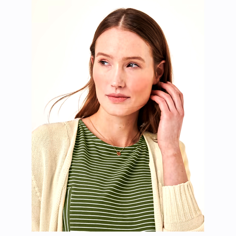 J.MAMA - Dámske pruhované tričko aj pre tehotné č.42