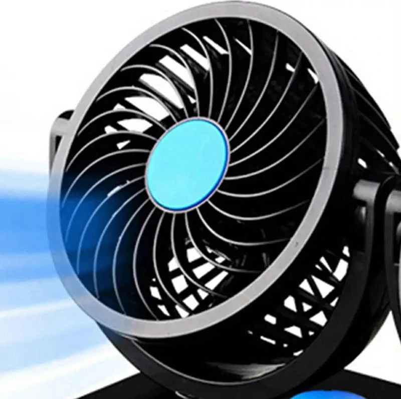 Dvojitý ventilátor do auta USB