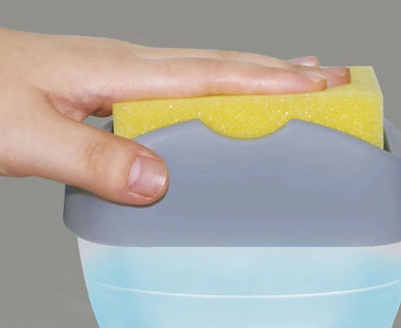 Hubka na riad s dávkovačom saponátu