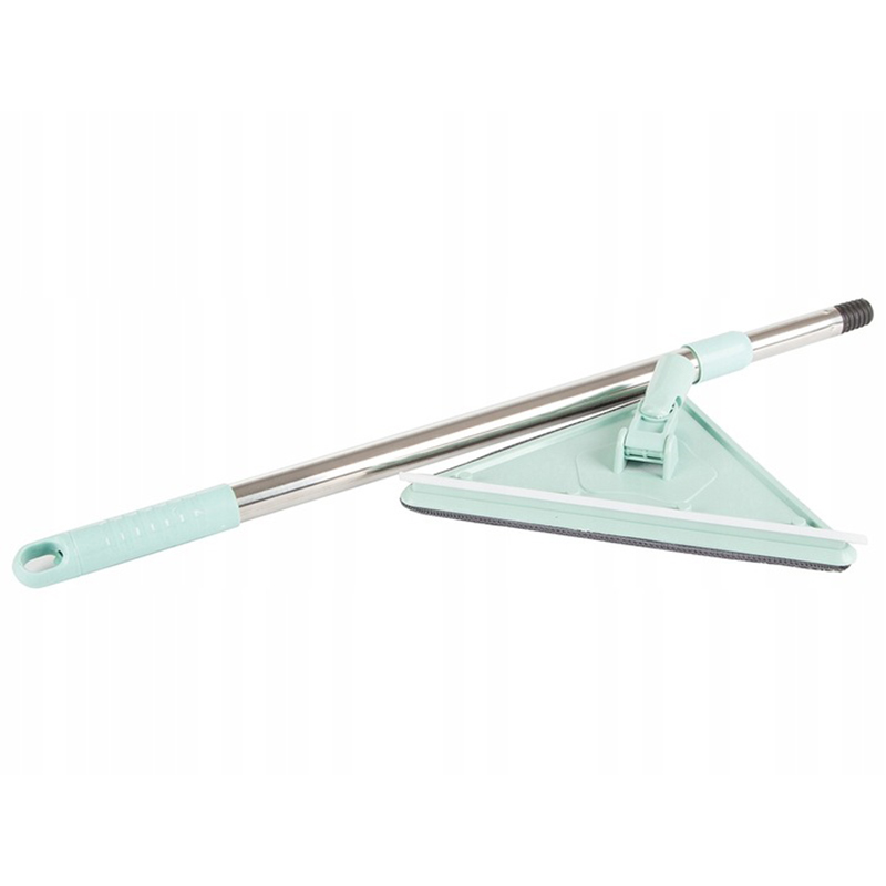 Trojuholníkový mop na okná a podlahy so stierkou
