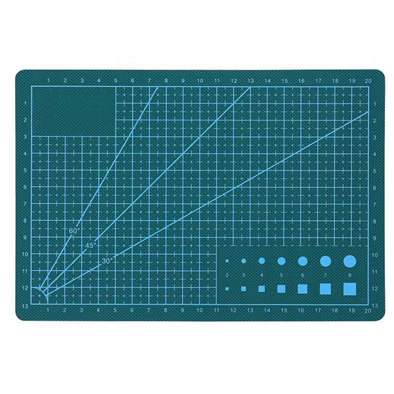 Modelárska podložka na rezanie A5 zelená