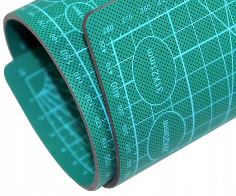 Modelárska podložka na rezanie A3 obojstranná zelená