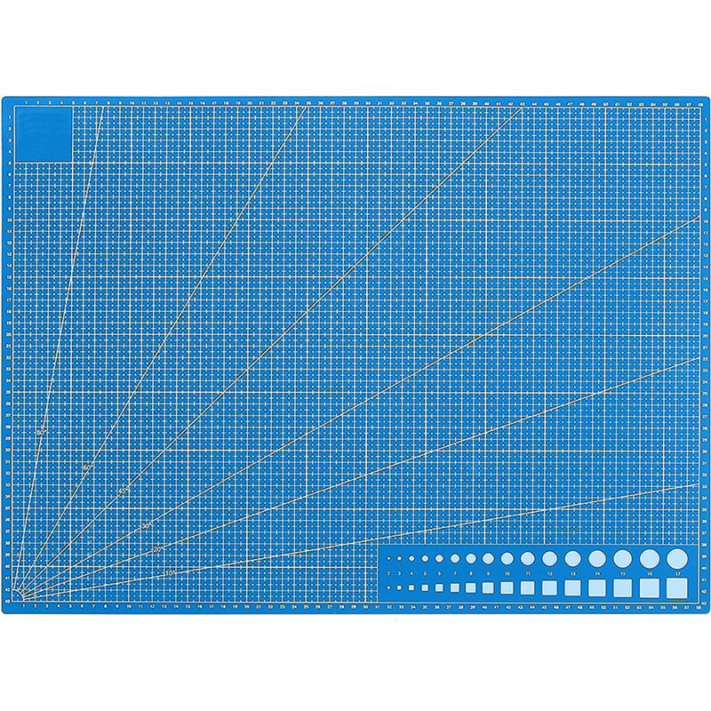 Modelárska podložka na rezanie A2 obojstranná modrá