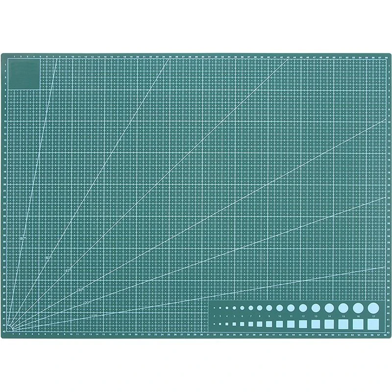 Modelárska podložka na rezanie A2 obojstranná zelená