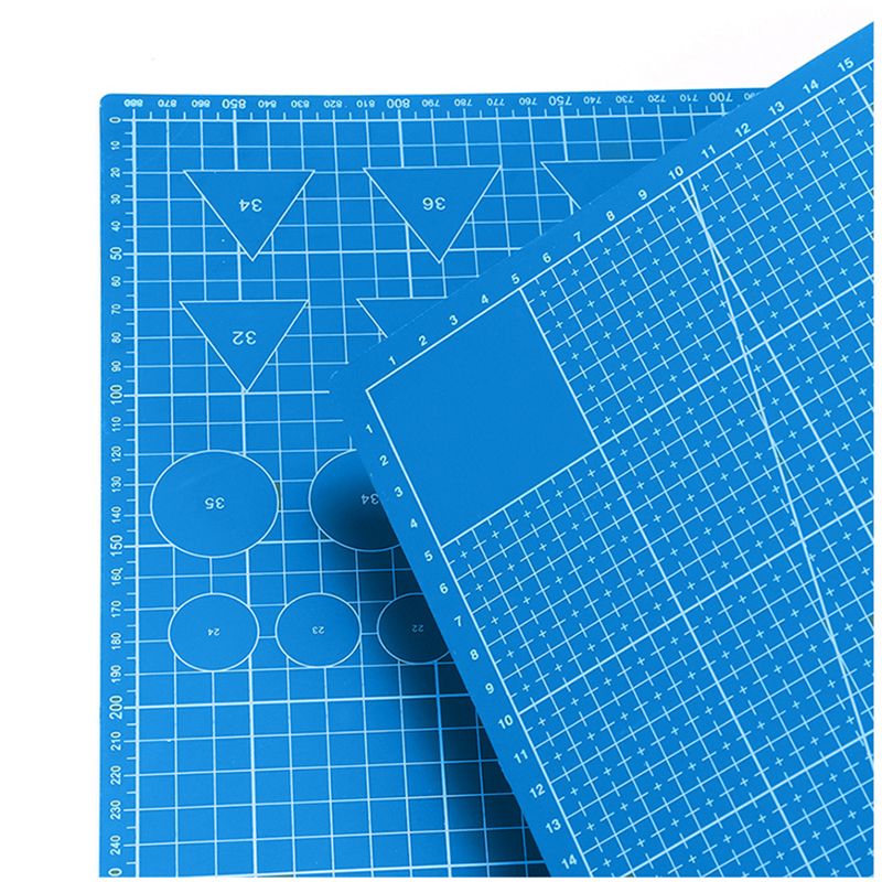 Modelárska podložka na rezanie A1 obojstranná modrá