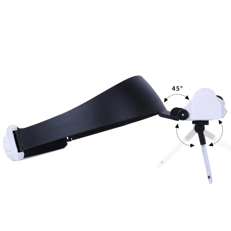 Náhlavná lupa s LED podsvietením a vymeniteľnými šošovkami