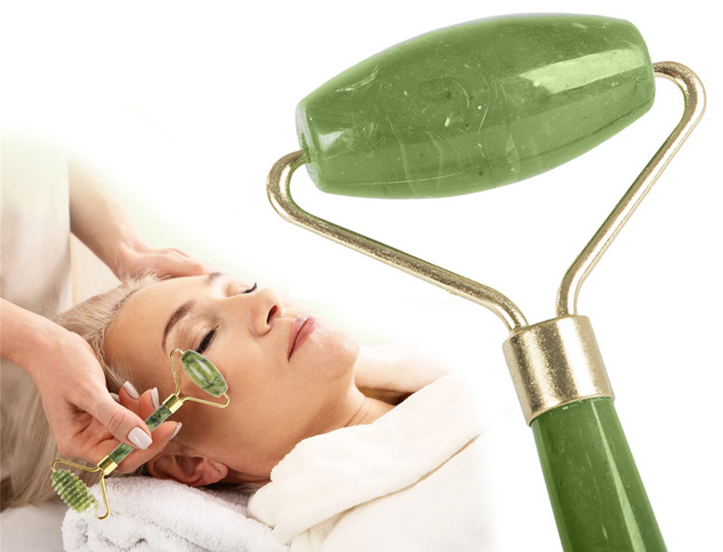 Jadeitový masážny valček na tvár