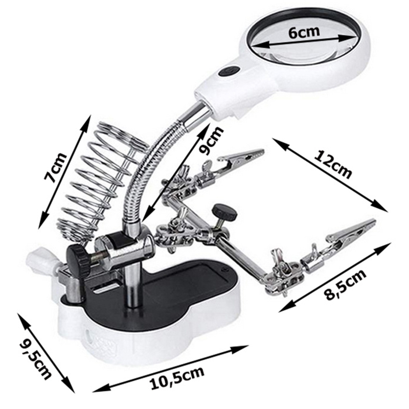 Sada tretia ruka s LED osvetlením