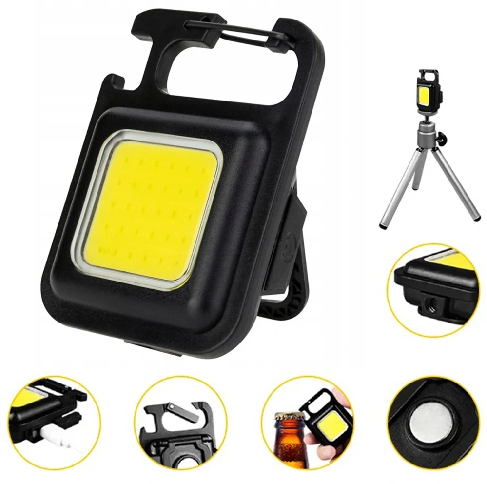 Prívesok multifunkčná baterka COB 36LED