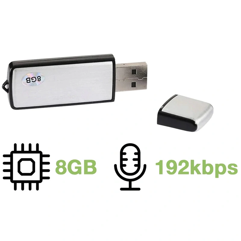 Diktafón USB 8GB