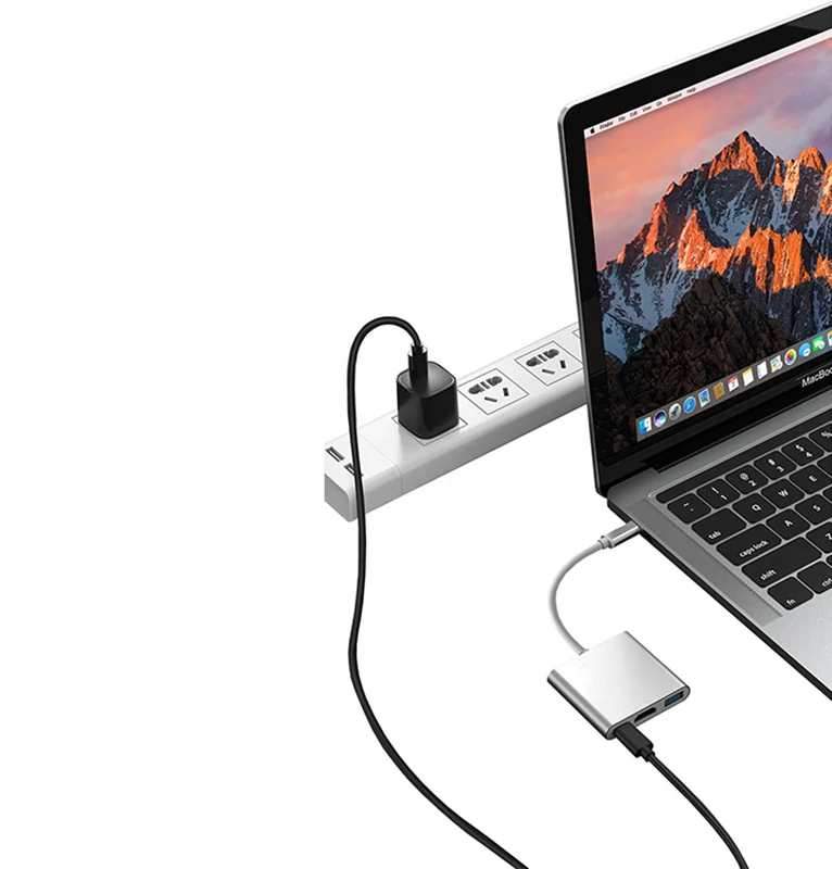 Adaptér USB 3v1 USB-C USB 3.0 HDMI 4K