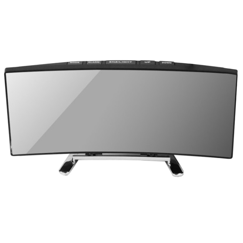 Digitálny LED budík so zrkadlom a teplomerom DT-6507