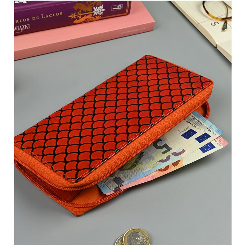 Peňaženka kožená dámska SPG-19401-1930 SHANTI Red