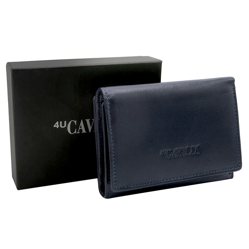 Cavaldi - Peňaženka dámska kožená RD-17-GCL-6306 Navy