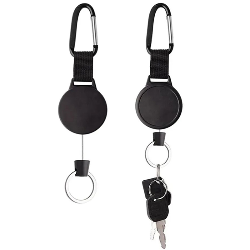 Kľúčenka s karabínkou a navíjacím káblikom 75cm