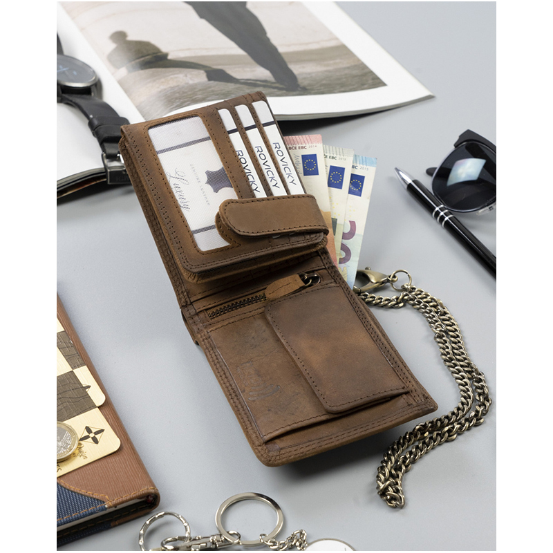 ROVICKY - Peňaženka kožená AUTO N992C-VIN-C-2027 Bown