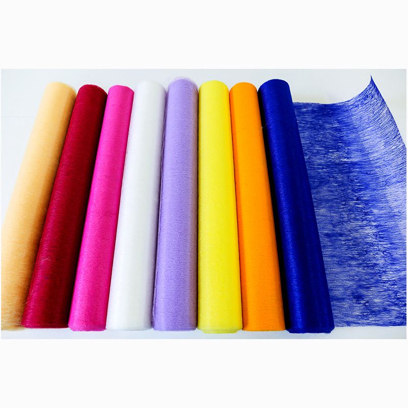 Dekoračný fleecový papier 10 metrov / 30 cm - bordový