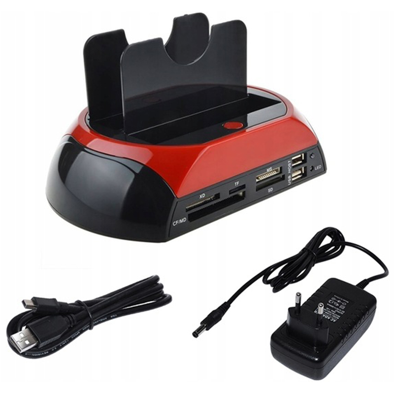 Dokovacia stanica na pevné disky a pamäťové karty