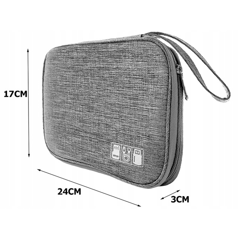 Taštička na káble, nabíjačky a dátové nosiče