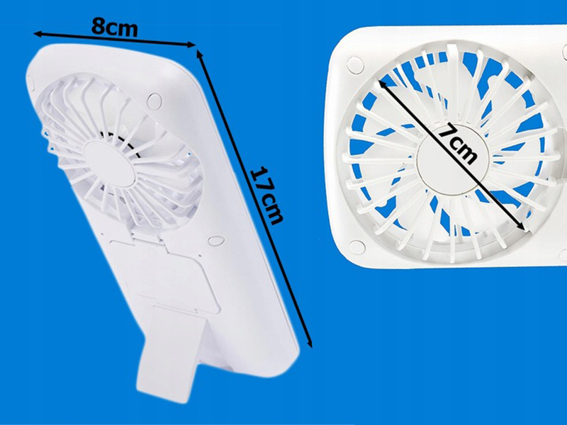 Vreckový mini RGB ventilátor