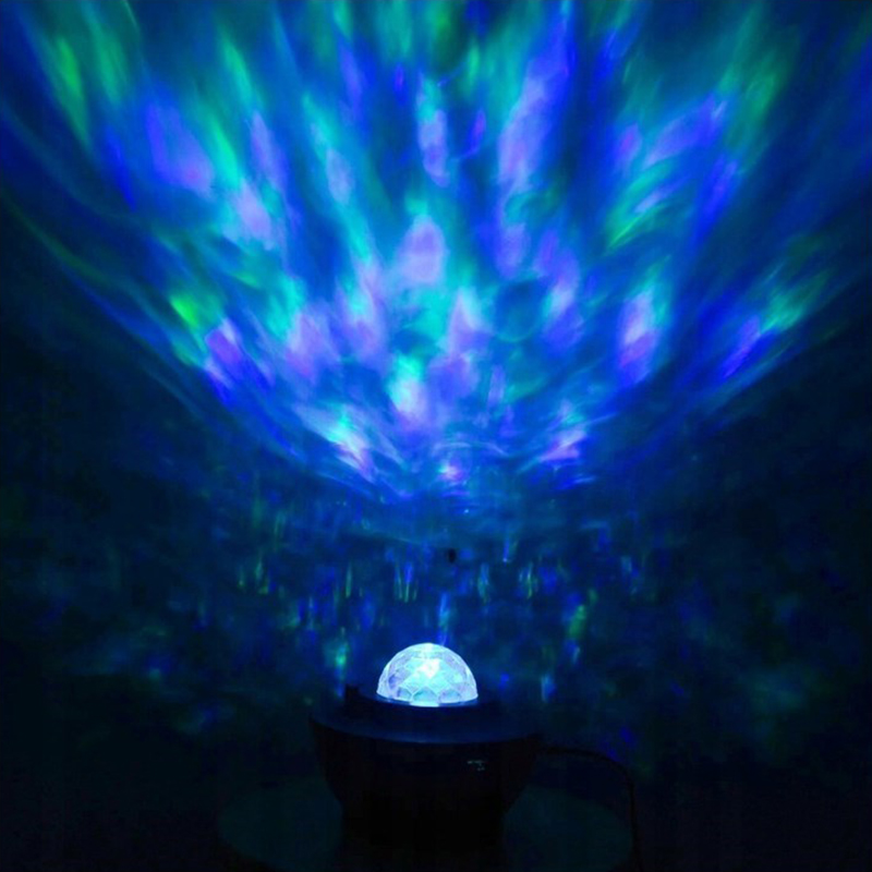 Nočná lampa s projektorom Bluetooth