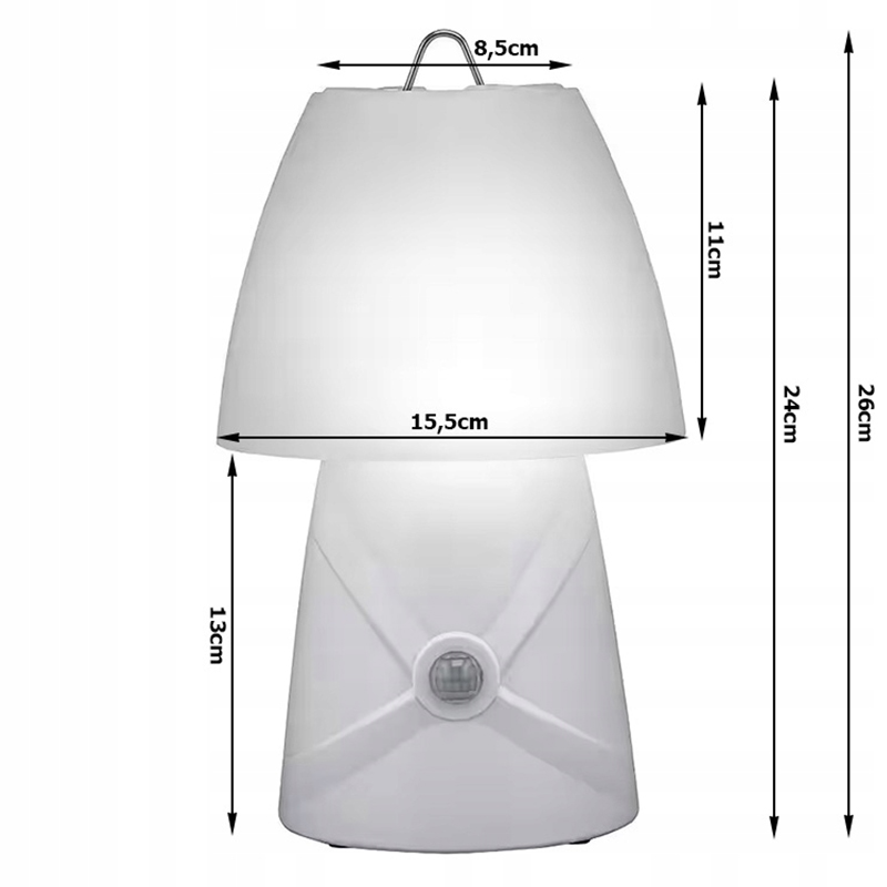 Detská nočná LED lampa RGB so senzorom pohybu