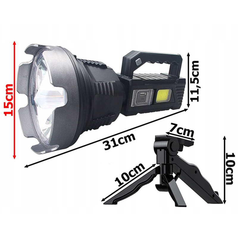 Baterka Bailong T300 LED CREE XHP90 so statívom