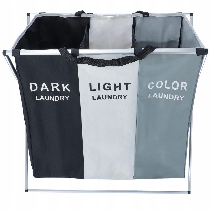 Kôš na bielizeň trojkomorový 137L
