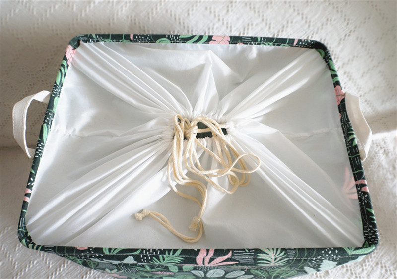 Kôš na prádlo organizér štvorec čierny 100L