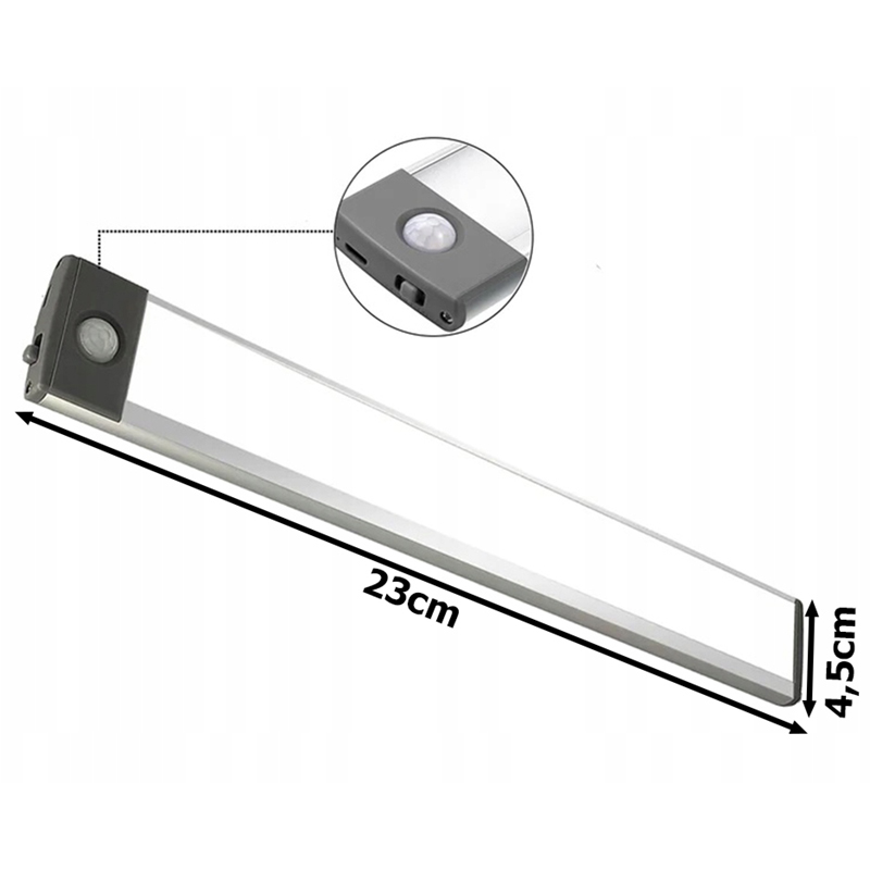 Lampa pod skrinku CB-C091 s detektorom pohybu 23cm