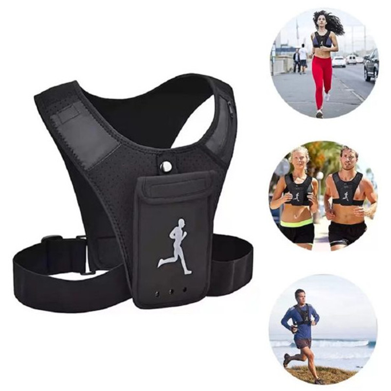 Bežecká vesta s puzdrom na telefón