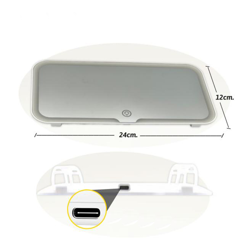 Kozmetické LED zrkadlo do auta