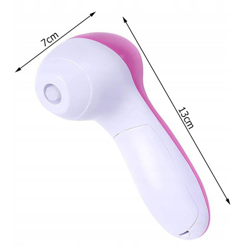 Čistiaca kefka na zhrubnutú kožu a pleť 4v1