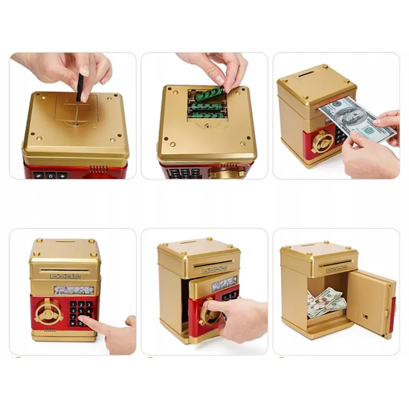 Pokladnička - Bankomat zlatý