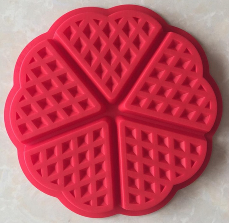 Silikónová forma na wafle srdce