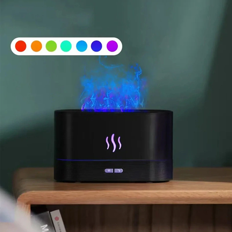 Zvlhčovač vzduchu RGB čierny