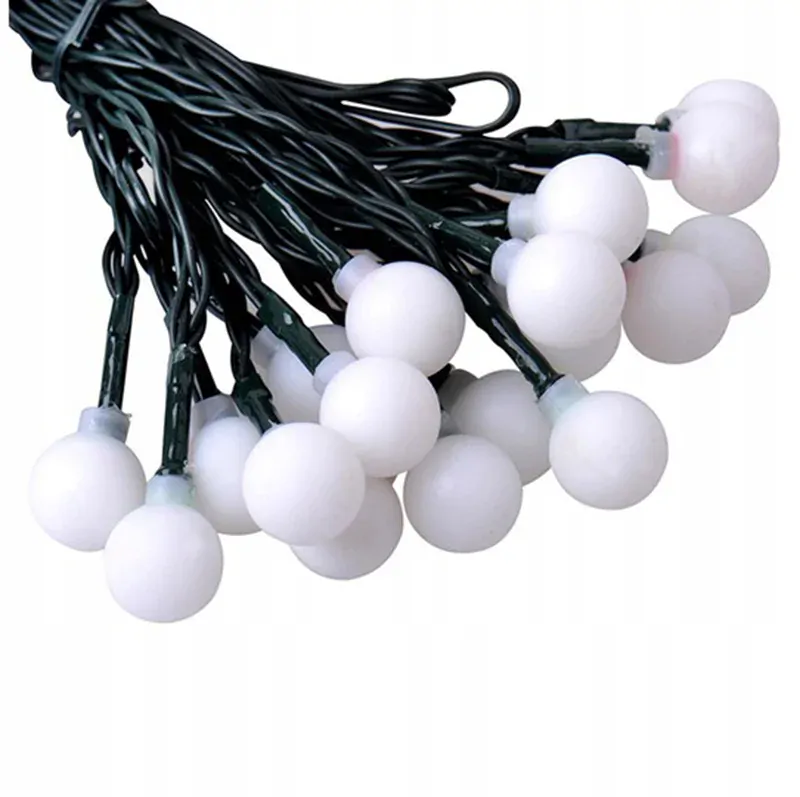 Záhradná solárna girlanda 40 LED multikolor