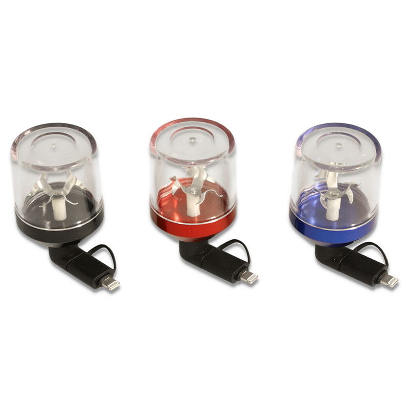 Mlynček na bylinky napájaný smartfónom