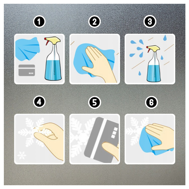 Vianočné nálepky na okno 50x35cm