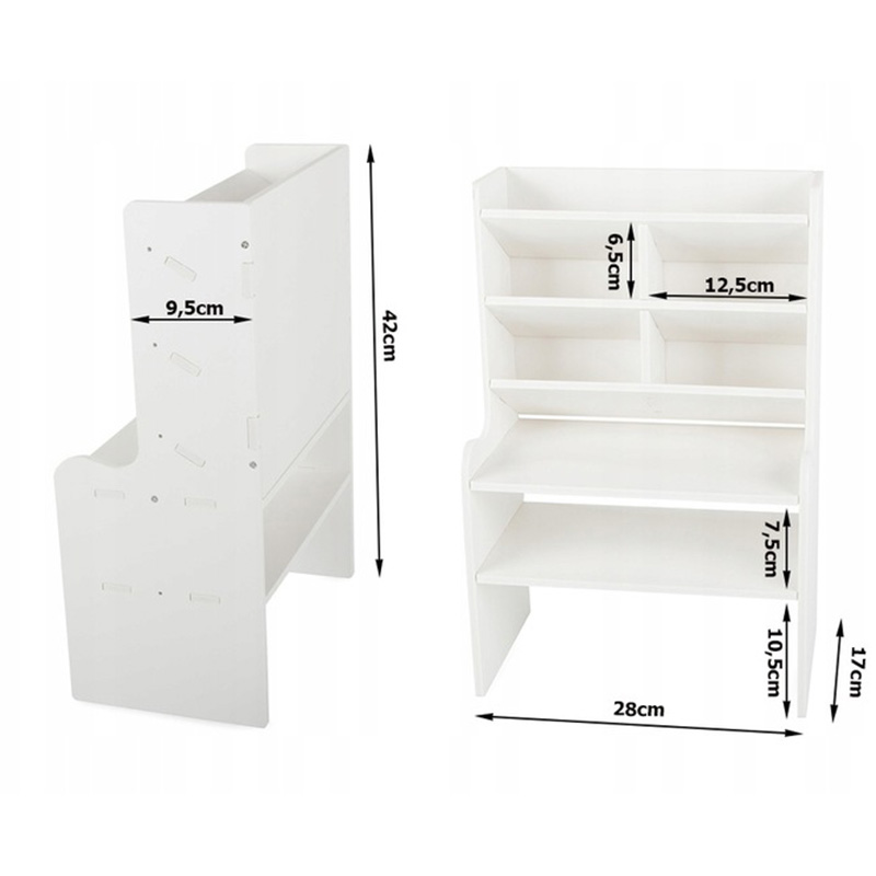 Organizér s poličkami 42x28x17cm