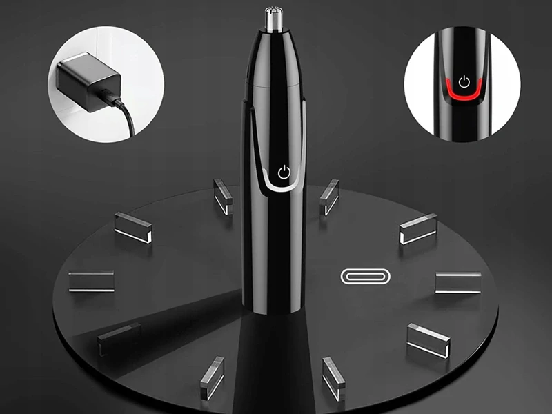 Pánsky zastrihávač brady, fúzov a chĺpkov USB TC-011