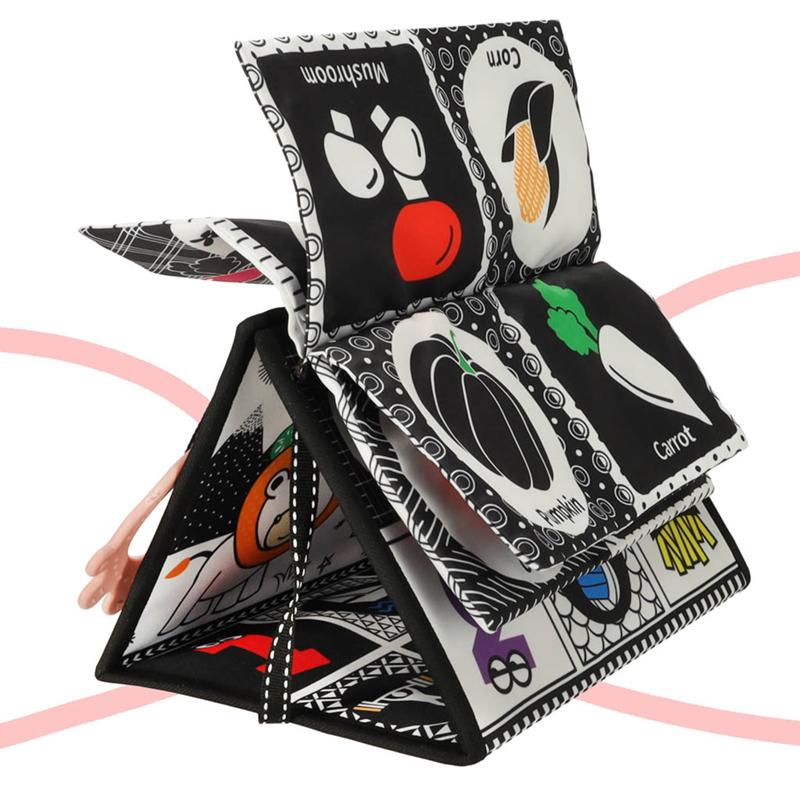 Detská senzorická kniha so zrkadlom