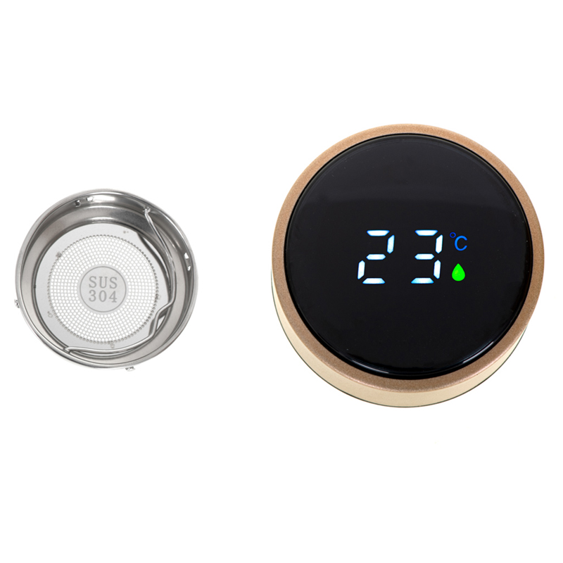 Smart termo hrnček LED 500ml zlatý