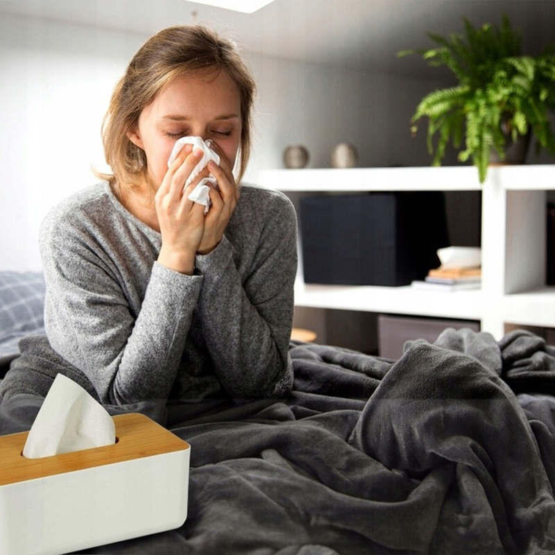 Bambusová krabička na vreckovky a utierky