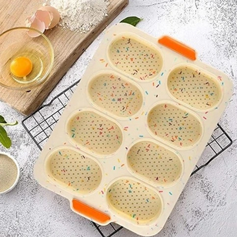 Silikónová forma na pečenie domácich žemlí a bagiet